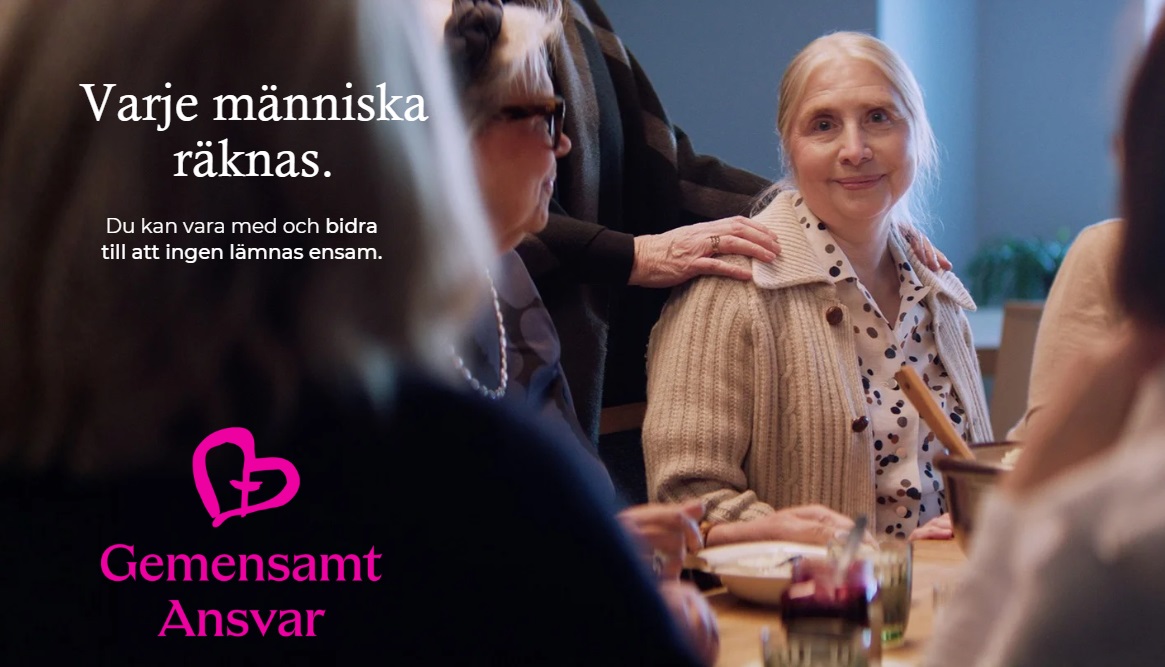 Insamlingen Gemensamt Ansvar 2026 fokuserar på att lindra de äldres nöd