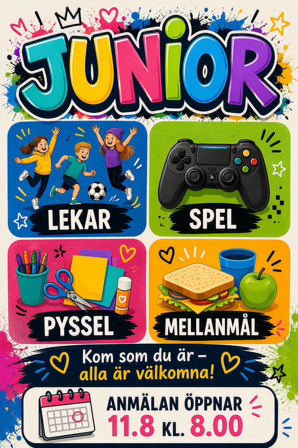 Annons för junior