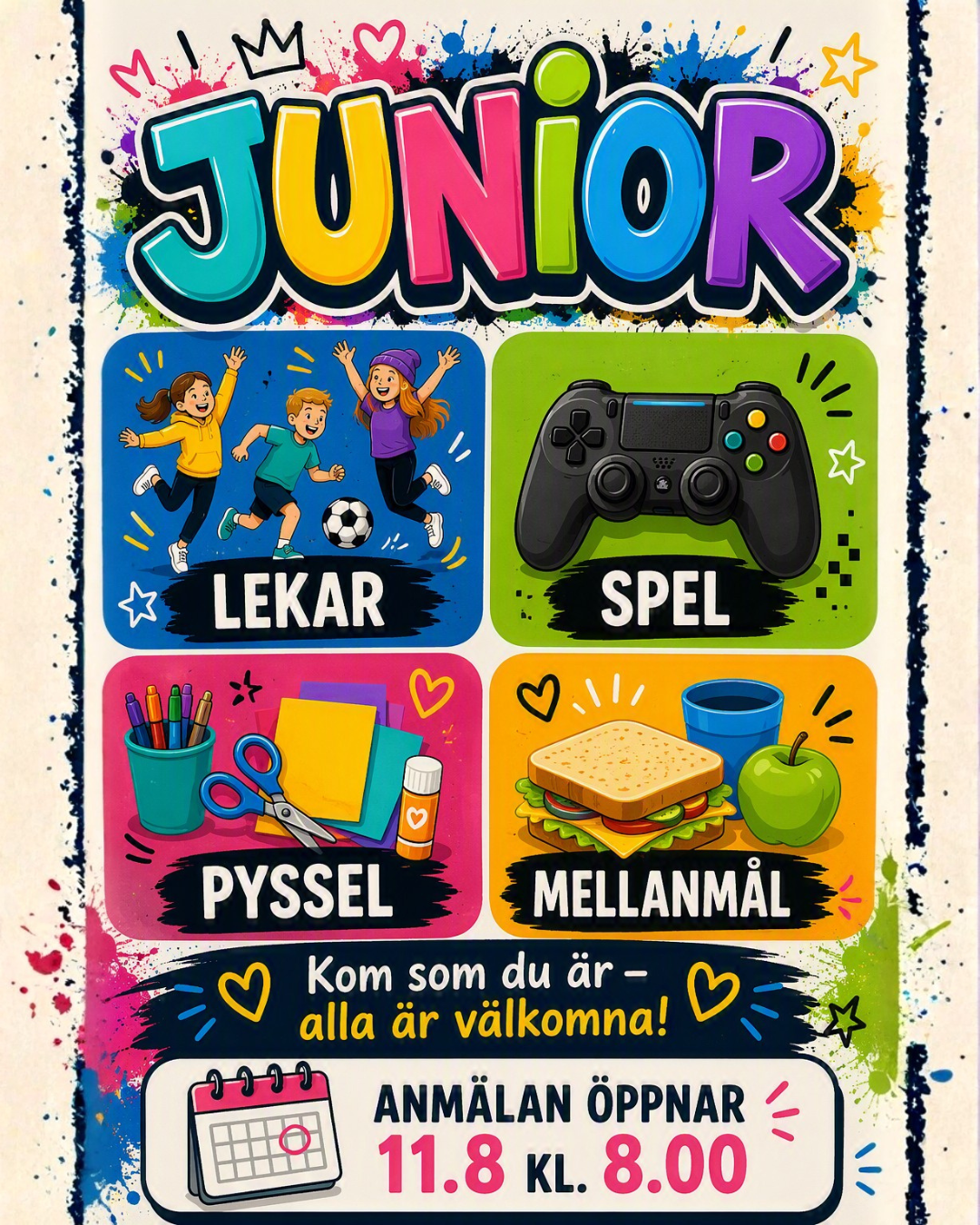 Annons för junior