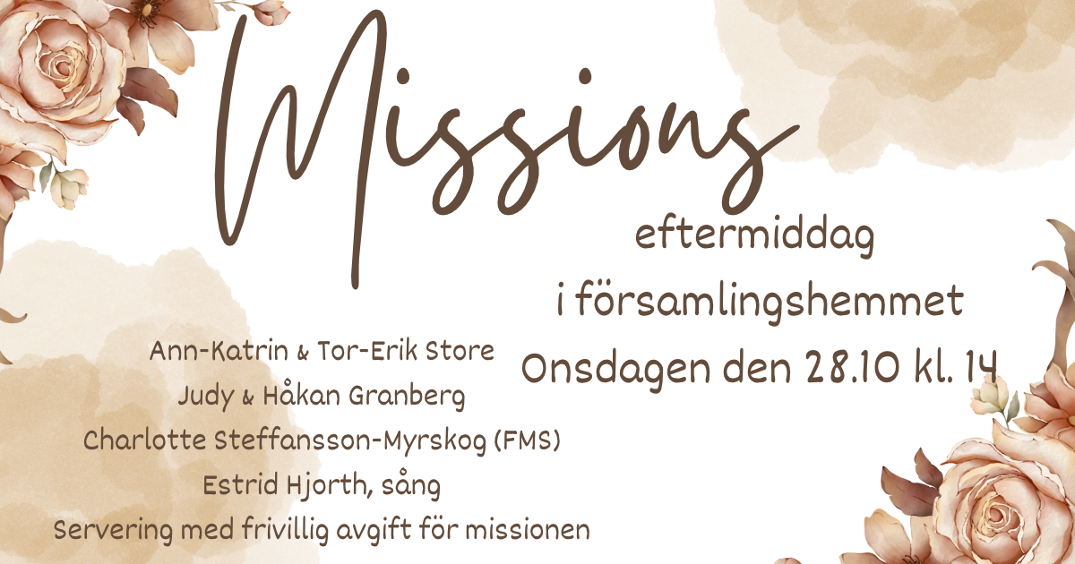 Missionseftermiddag