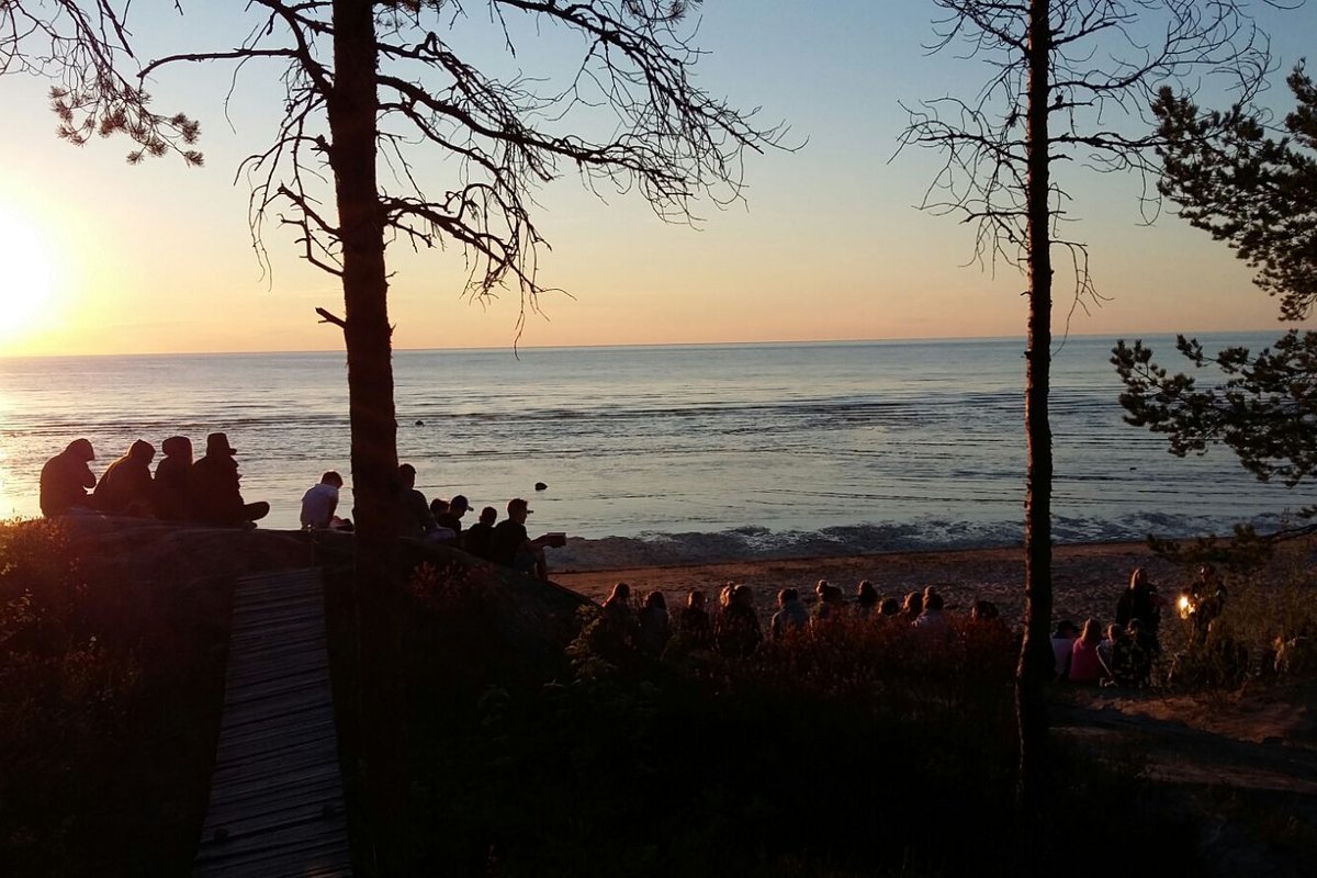 Andakt på stranden