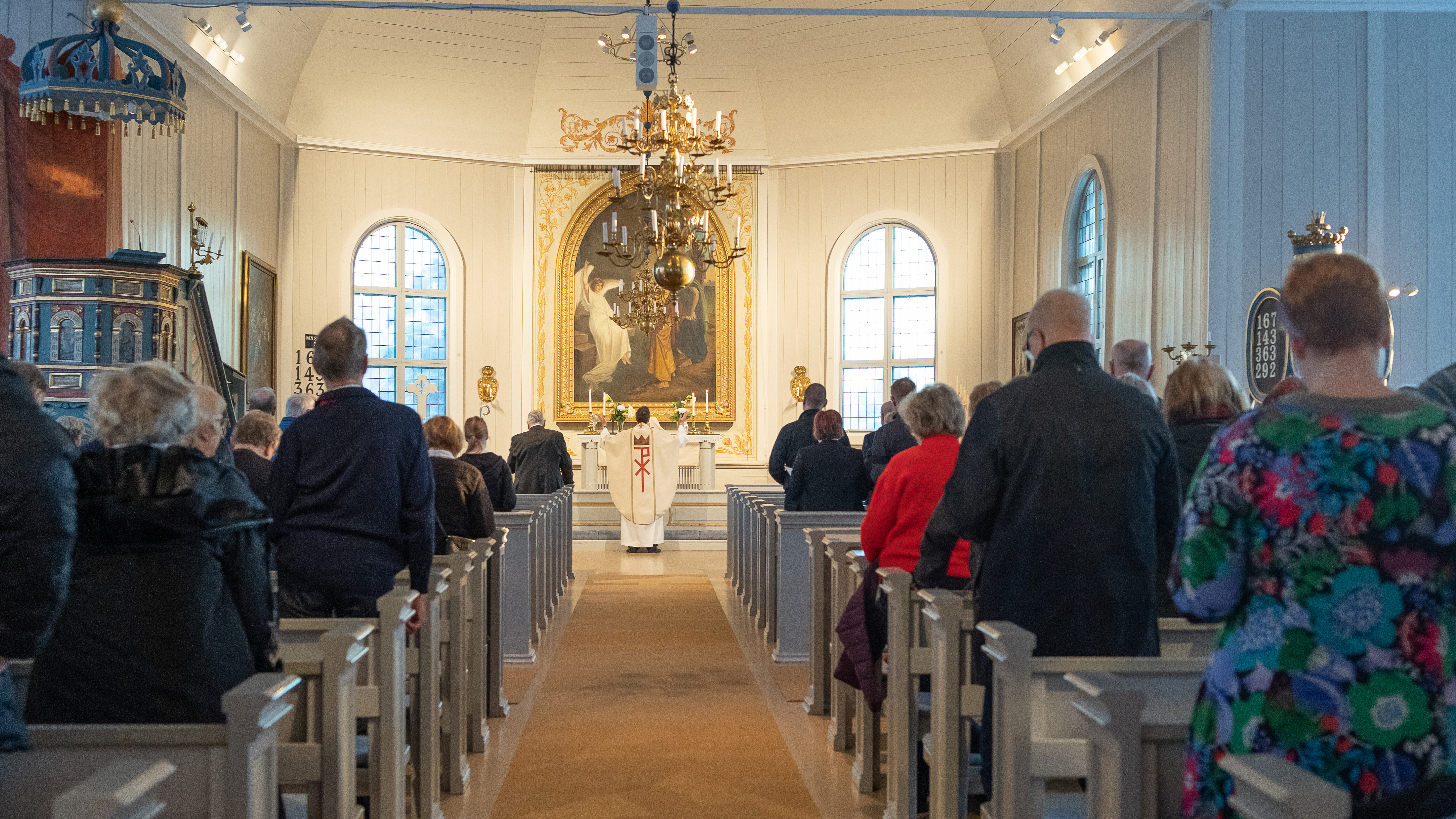 Högmässa i Kvevlax kyrka